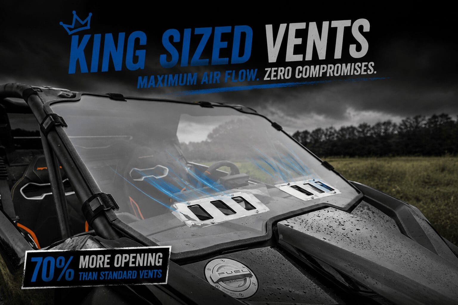 CFMoto ZForce Z10/Z10-4 Front Windshield - Image 4