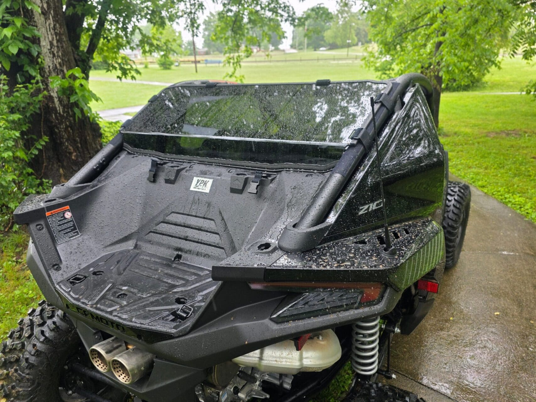 CFMoto ZForce Z10/Z10-4 Rear Windshield - Image 2