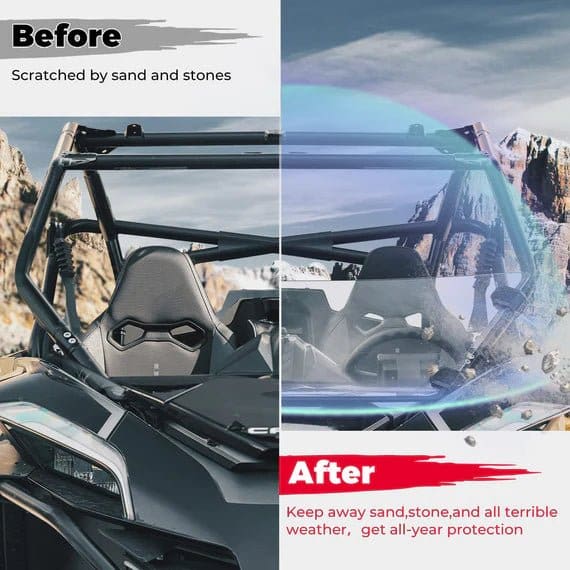 Front Half Windshield for CFMOTO ZForce 950 - Image 2
