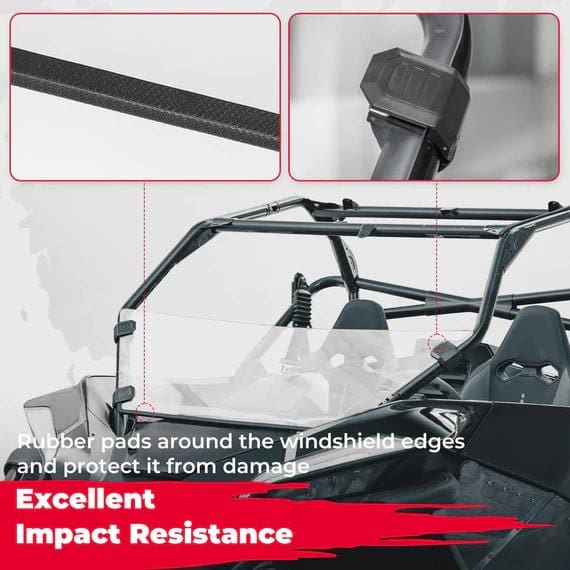 Front Half Windshield for CFMOTO ZForce 950 - Image 5