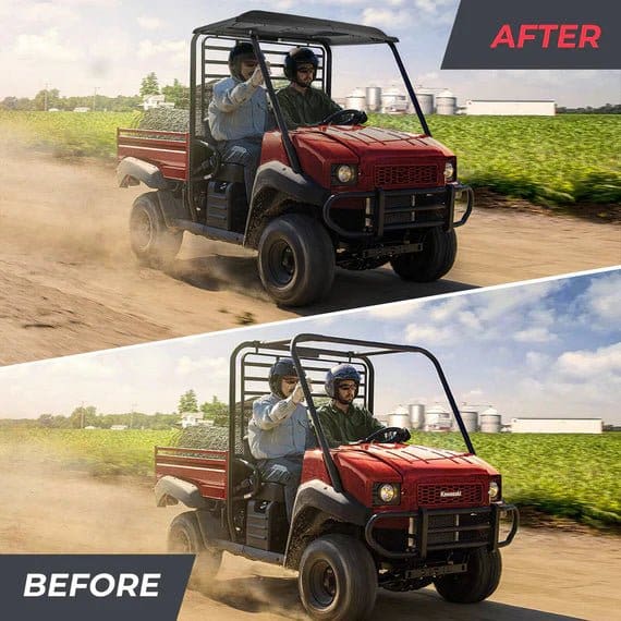 Hard Roof Top for Kawasaki Mule 2010 2510 3010 4010 - Image 3