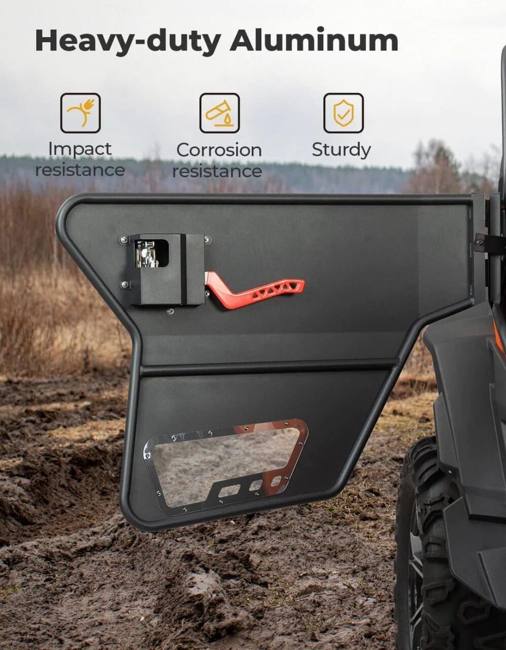 Heavy-Duty Aluminum Doors for CFMOTO ZFORCE 500 / 800 / 1000 - Image 5