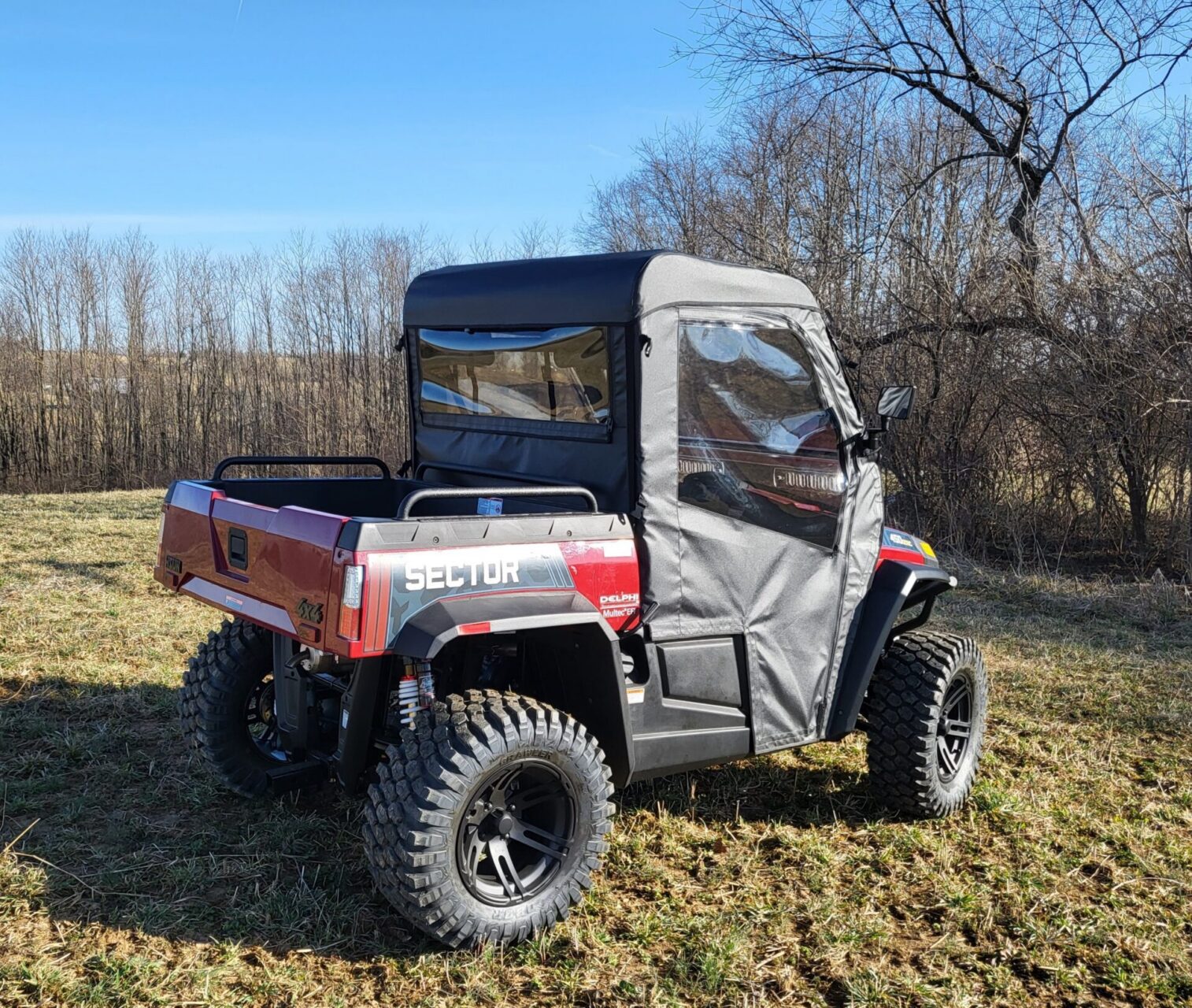 HiSun Sector 450 - Full Cab Enclosure for Hard Windshield - Image 2