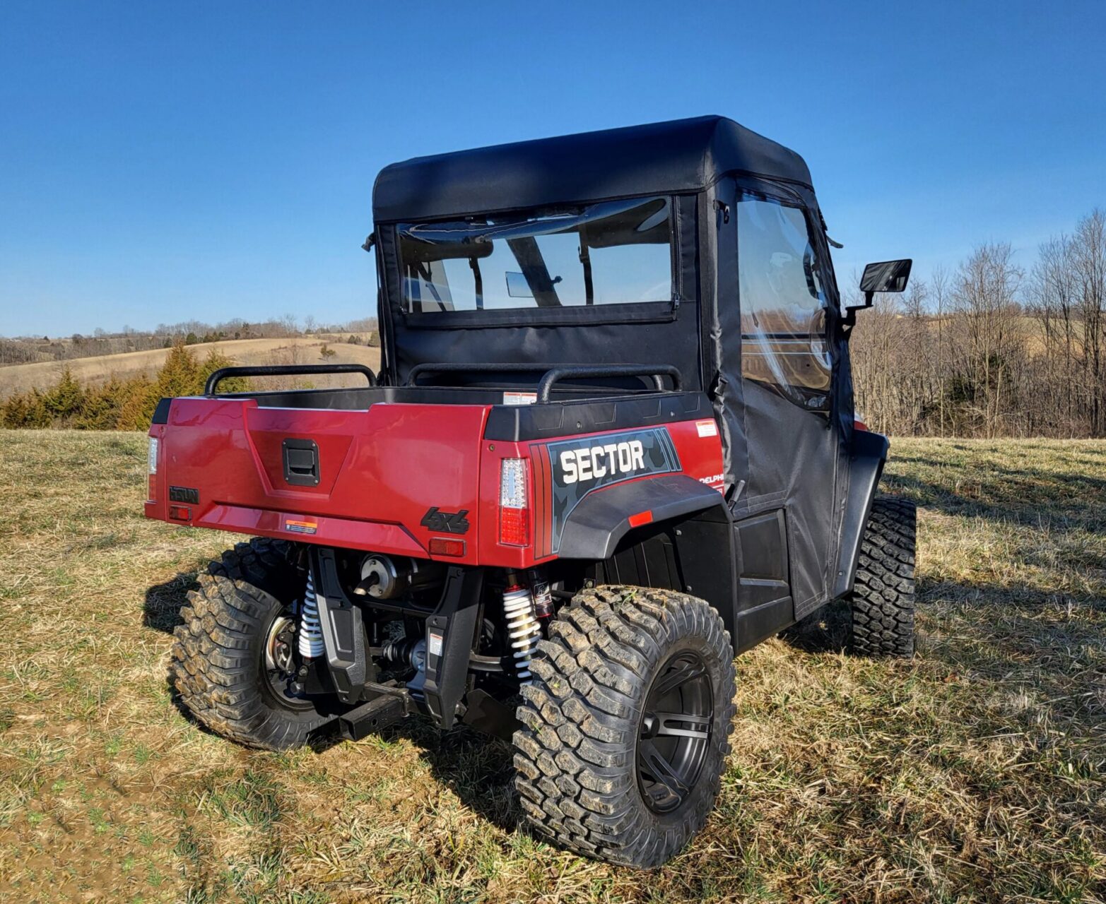 HiSun Sector 450 - Full Cab Enclosure for Hard Windshield - Image 4