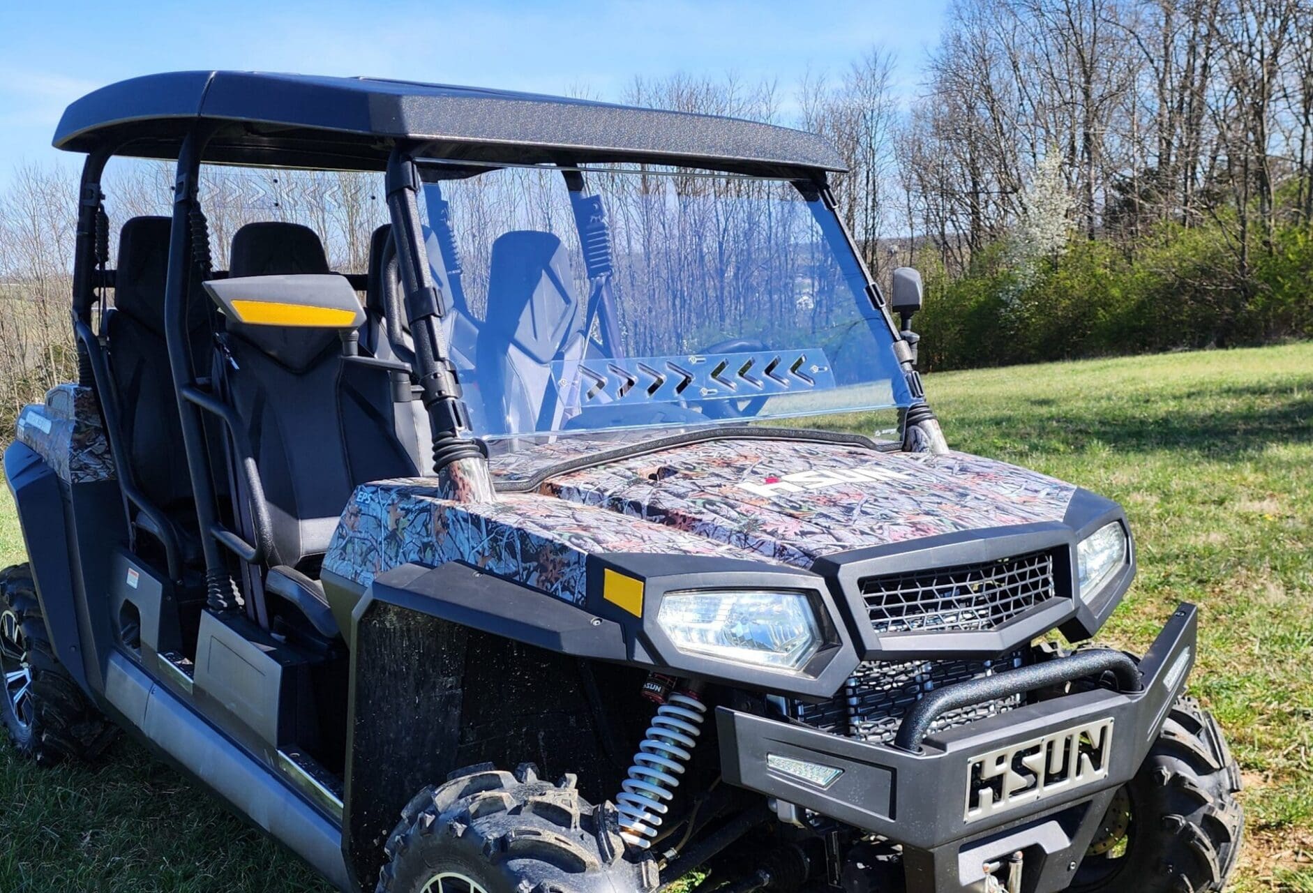 HiSun Strike 1000 Crew - 1 Pc General-Purpose Windshield - Image 3