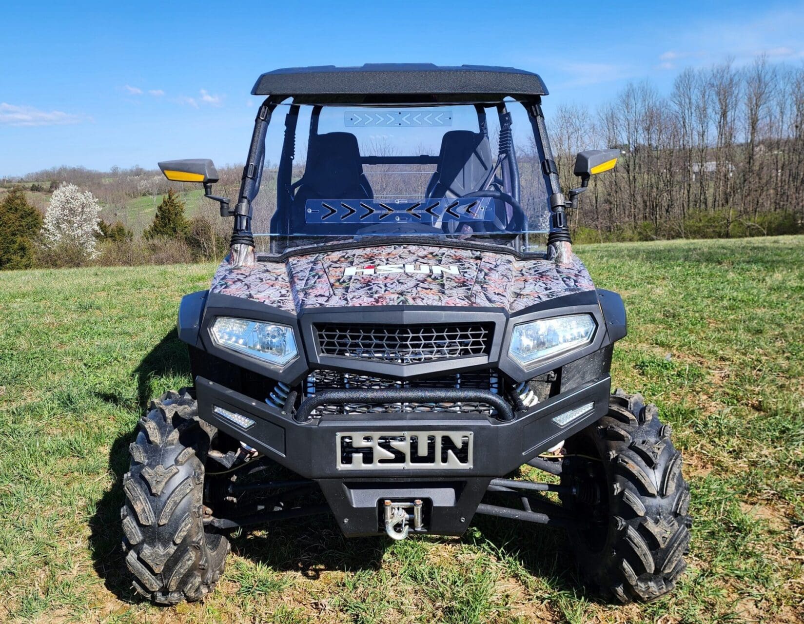HiSun Strike 1000 Crew - 1 Pc Scratch-Resistant Windshield - Image 3