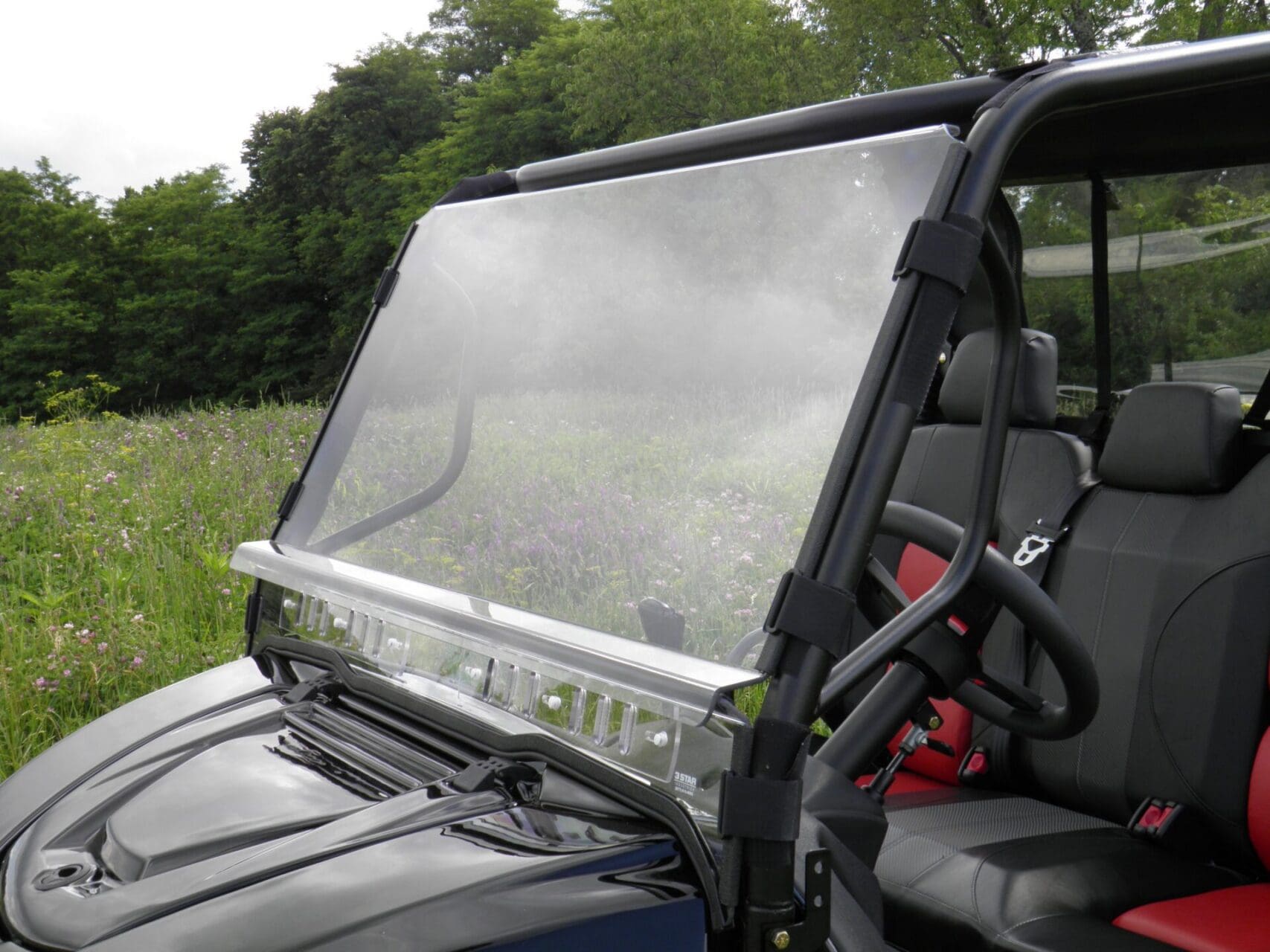 Intimidator Classic 750/1000 - 2 Pc Scratch-Resistant Windshield - Image 2