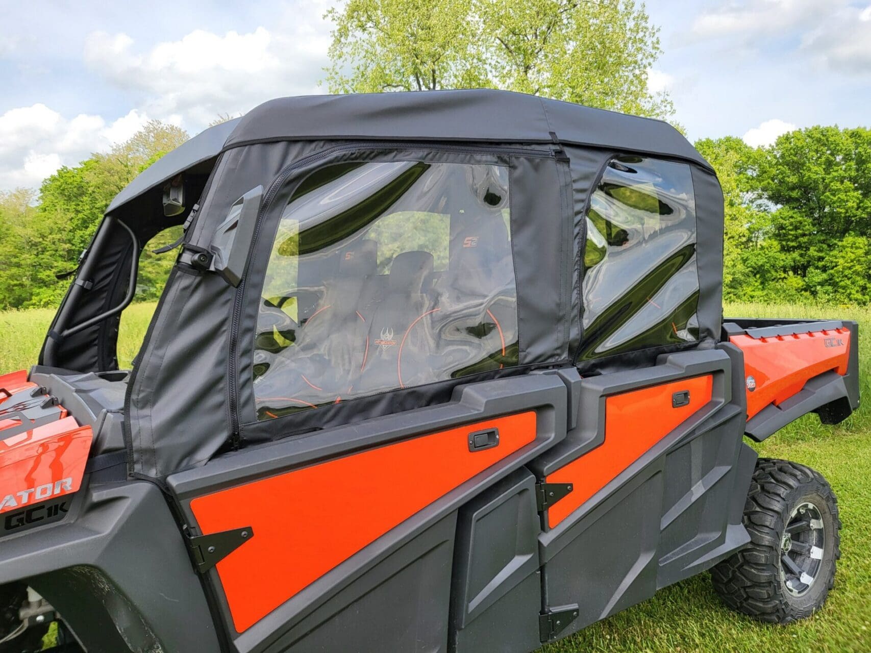 Intimidator GC1K 6-Seater - Full Cab Enclosure for Hard Windshield (Upper Doors) - Image 4