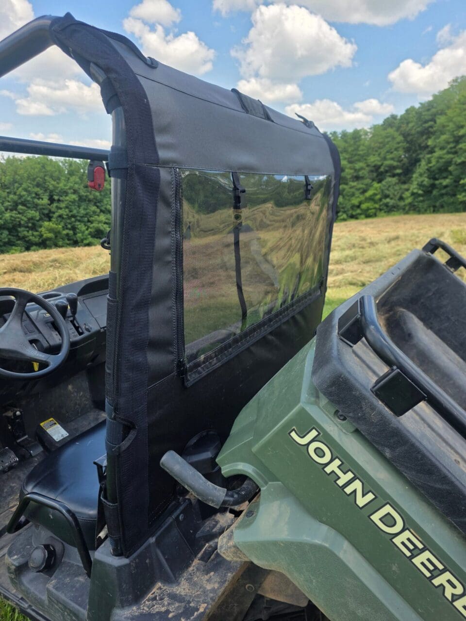 John Deere Gator 550/560/590 - Soft Back Panel with Mesh/Vinyl Window - Image 5