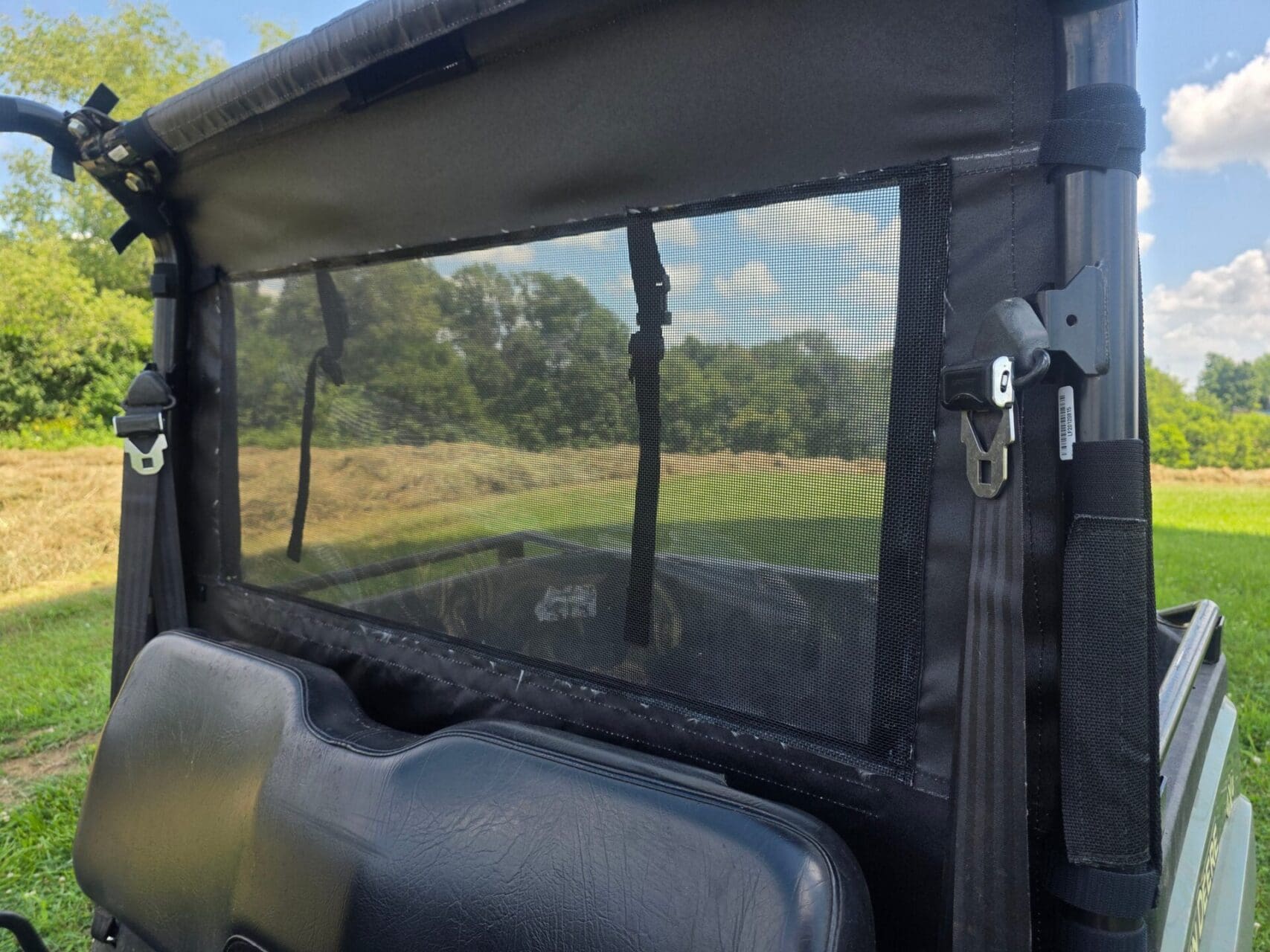 John Deere Gator 550/560/590 - Soft Back Panel with Mesh/Vinyl Window - Image 2