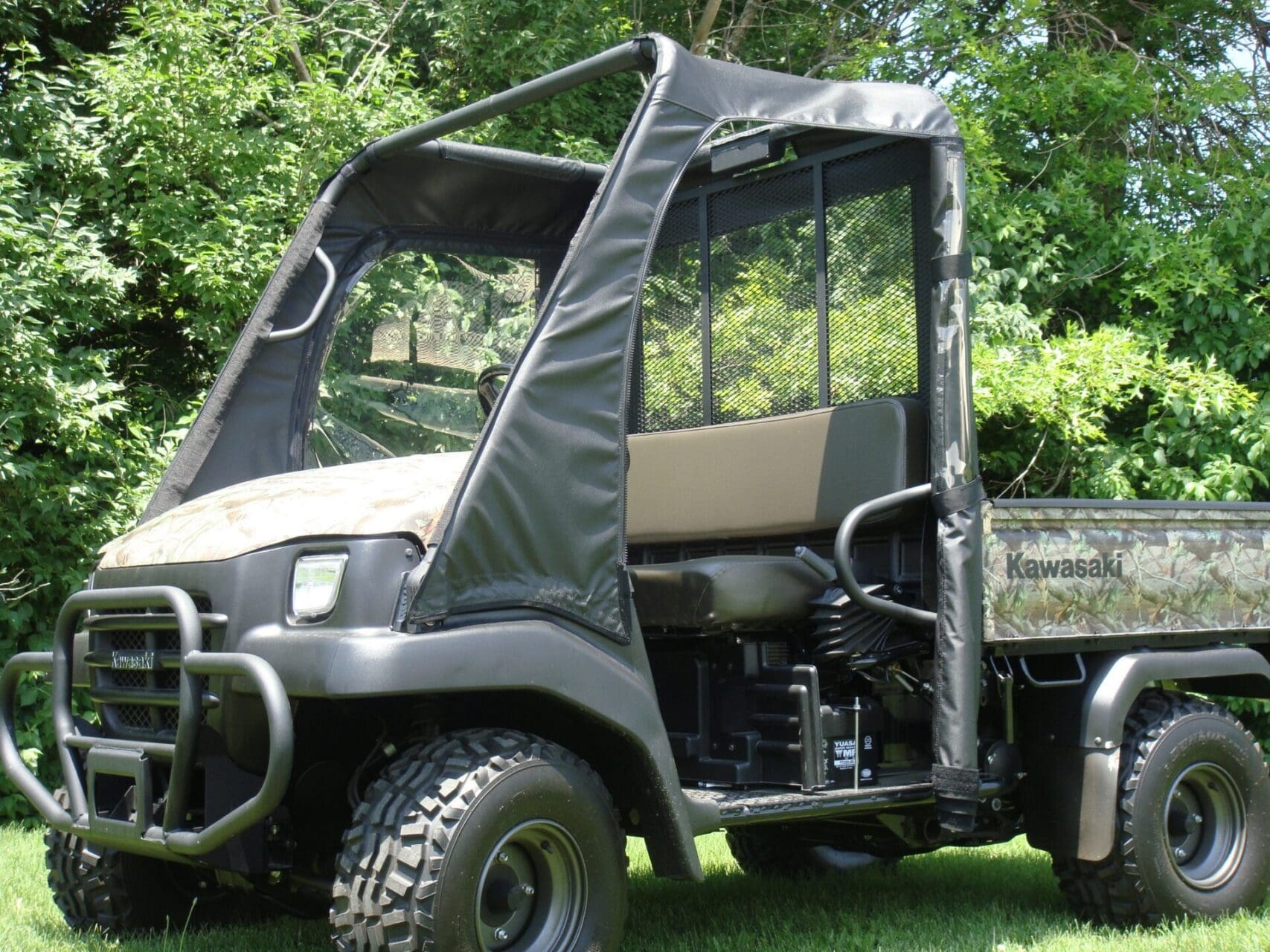 Kawasaki utility side-by-side with cargo bed