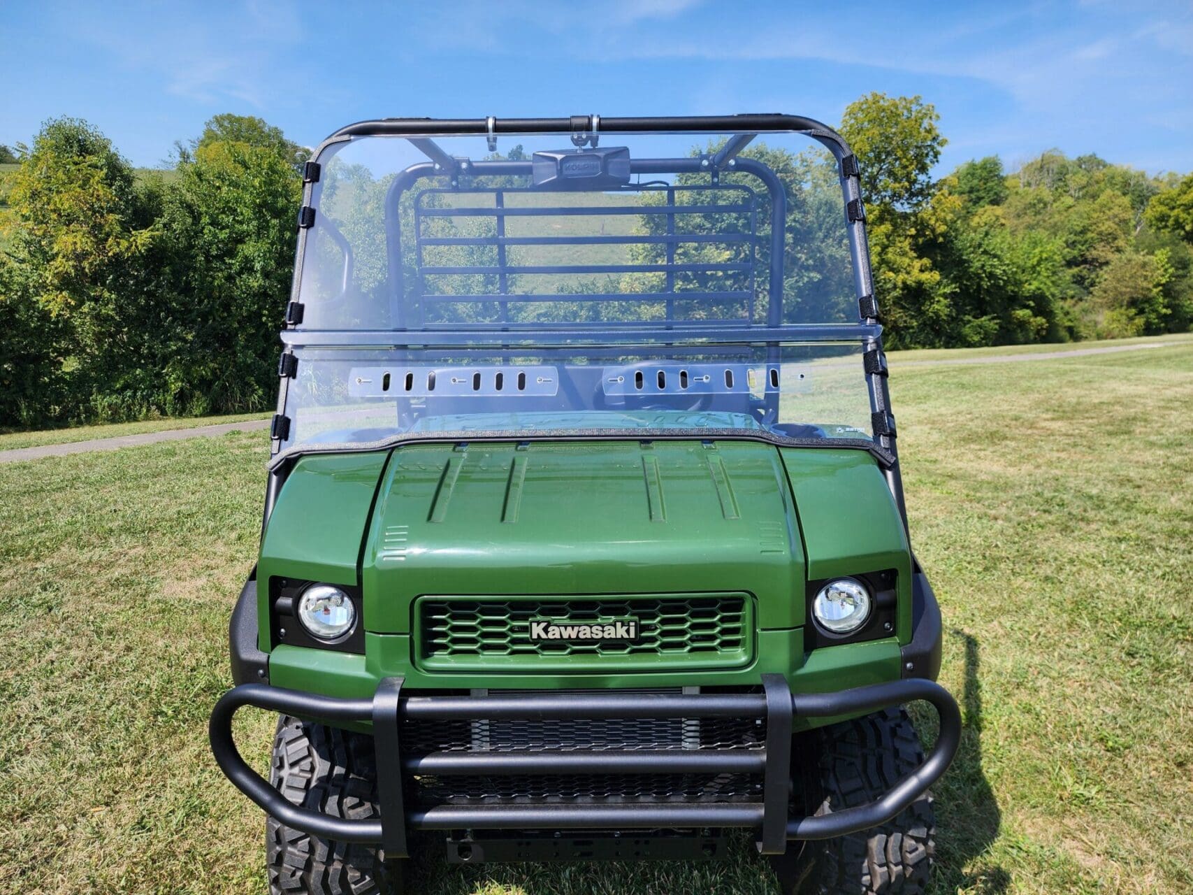 Kawasaki Mule 4000/4010 - 2 Pc Scratch-Resistant Windshield - Image 2