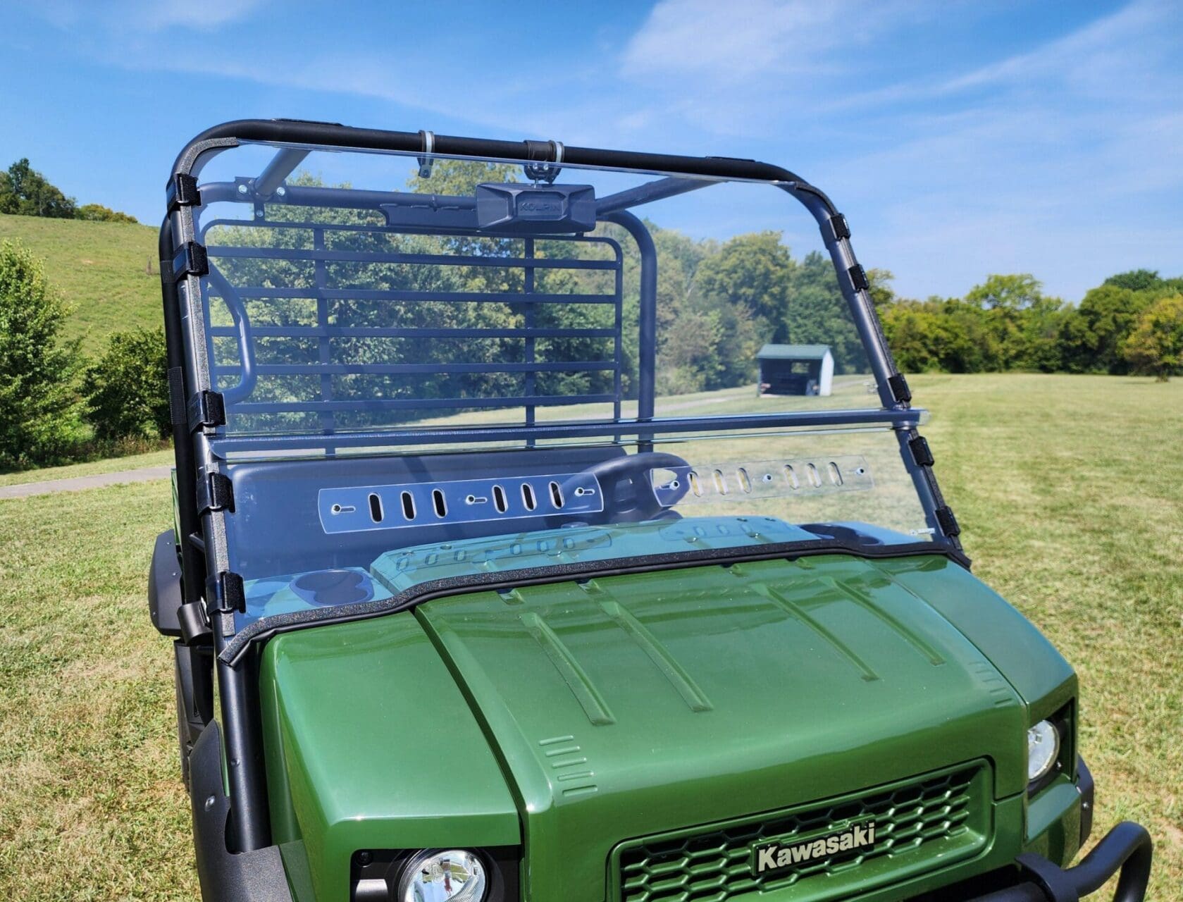 Kawasaki Mule 4000/4010 - 2 Pc Scratch-Resistant Windshield - Image 4