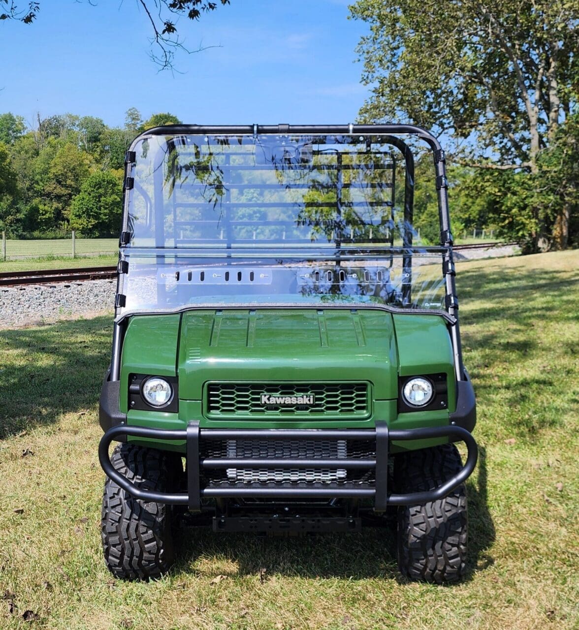 Kawasaki Mule 4000/4010 - 2 Pc Scratch-Resistant Windshield - Image 3
