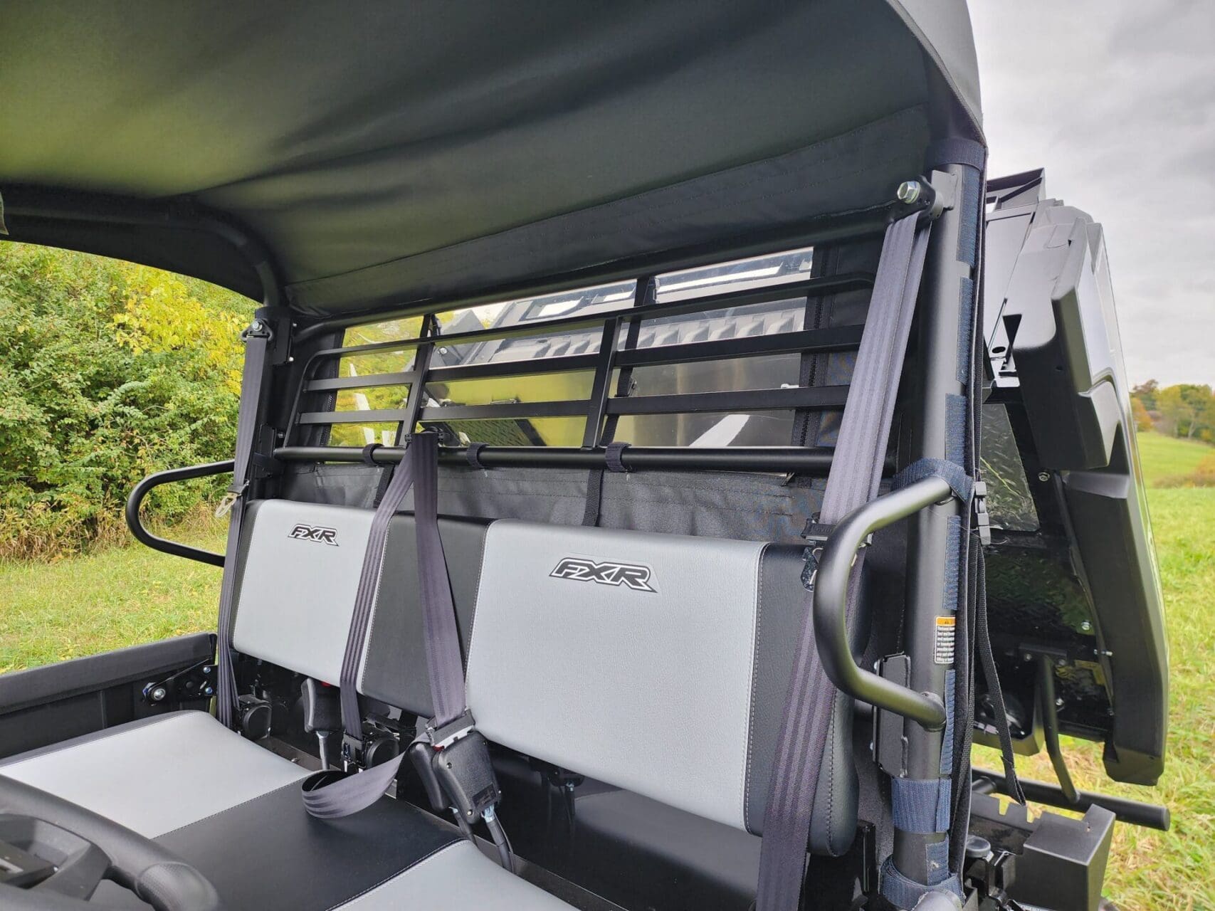 Kawasaki Pro FXR - Full Cab Enclosure for Hard Windshield (Upper Doors) - Image 7