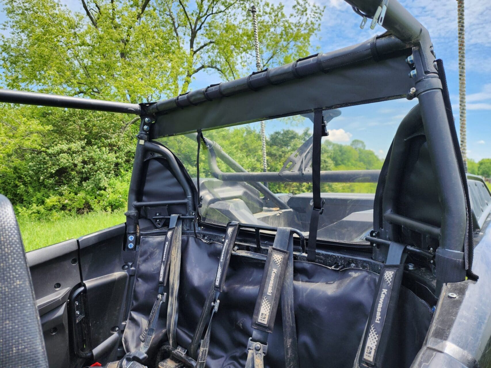 Kawasaki Teryx KRX Crew - Canvas Rear Panel - Image 3