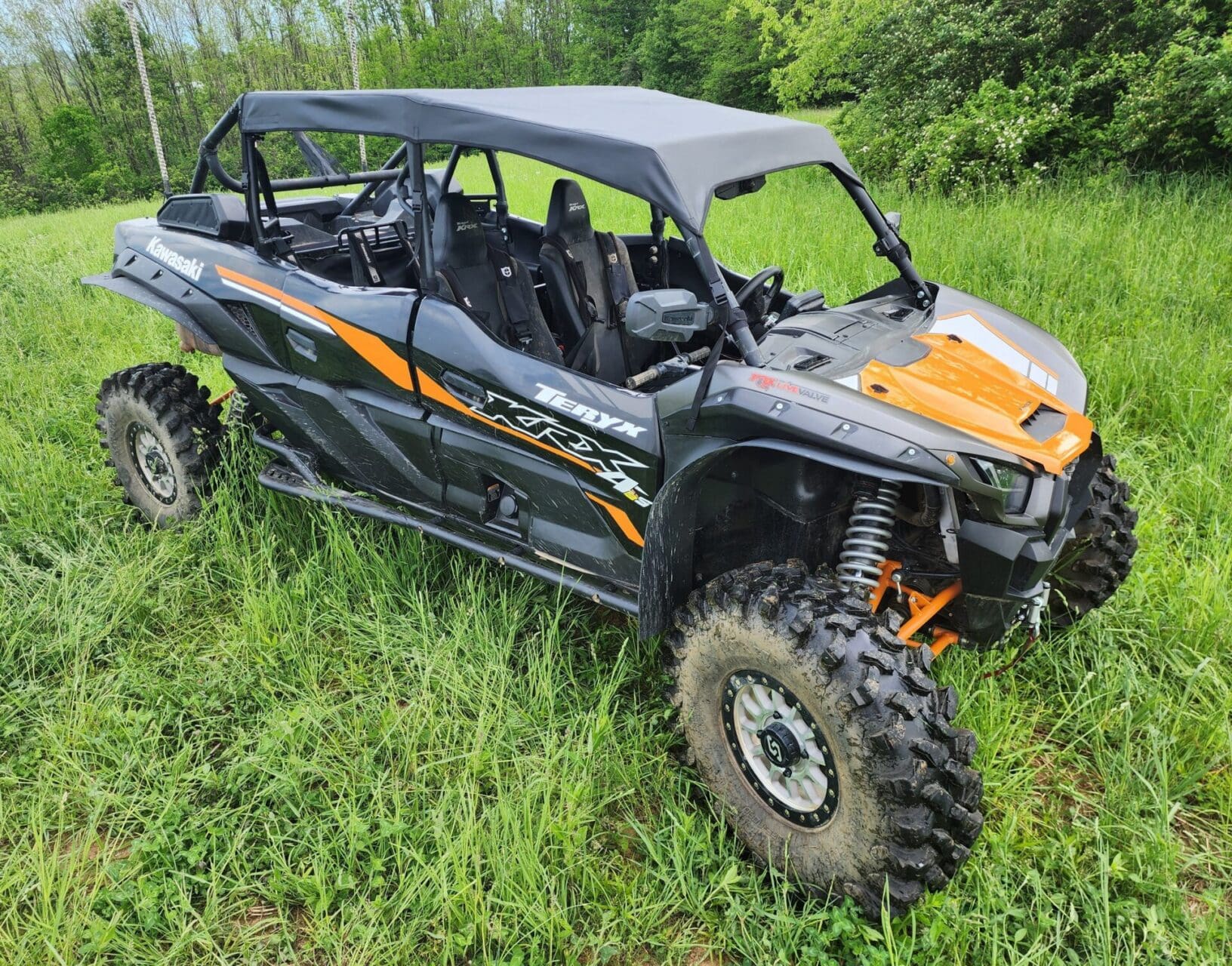 Kawasaki Teryx KRX Crew - Full Cab Enclosure for Hard Windshield - Image 4