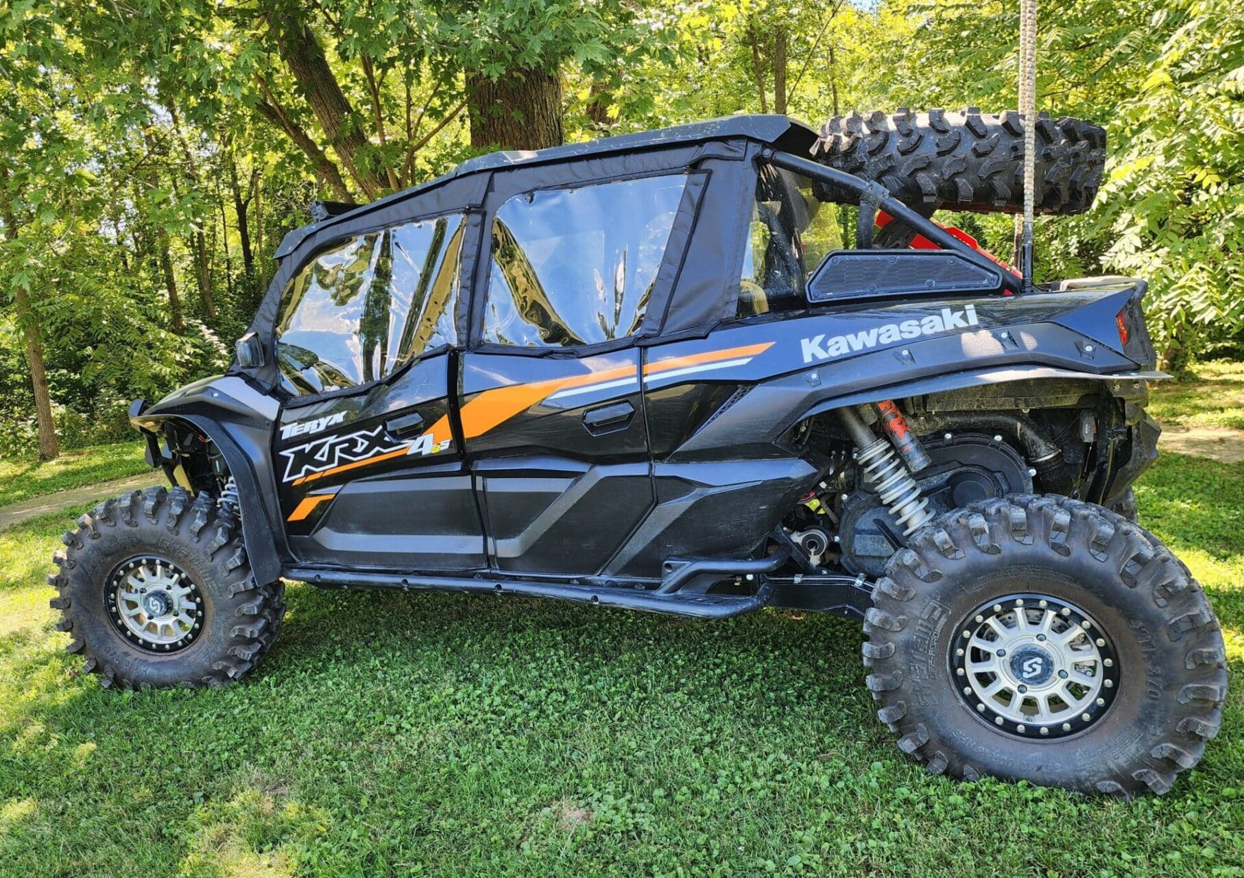 Kawasaki Teryx KRX Crew - Full Cab Enclosure for Hard Windshield - Image 2