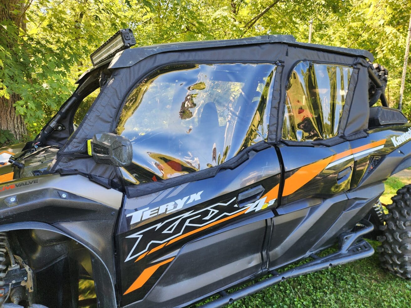 Kawasaki Teryx KRX Crew - Full Cab Enclosure for Hard Windshield