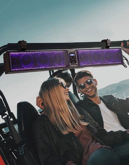 Kemimoto - 33-inch 8-Speaker RGB UTV Bluetooth Sound Bar for UTVs with 1.75" to 2.25" Roll Bars - Image 9
