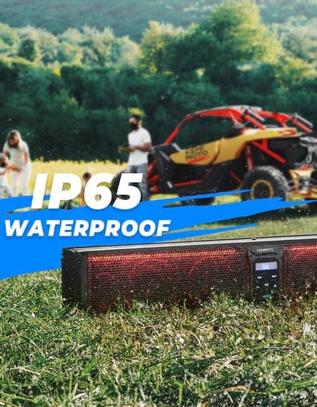 Kemimoto - 6 Speaker 26" RGB Universal Sound Bar for UTVs with 1.75" to 2.25" Roll Bars - Image 7