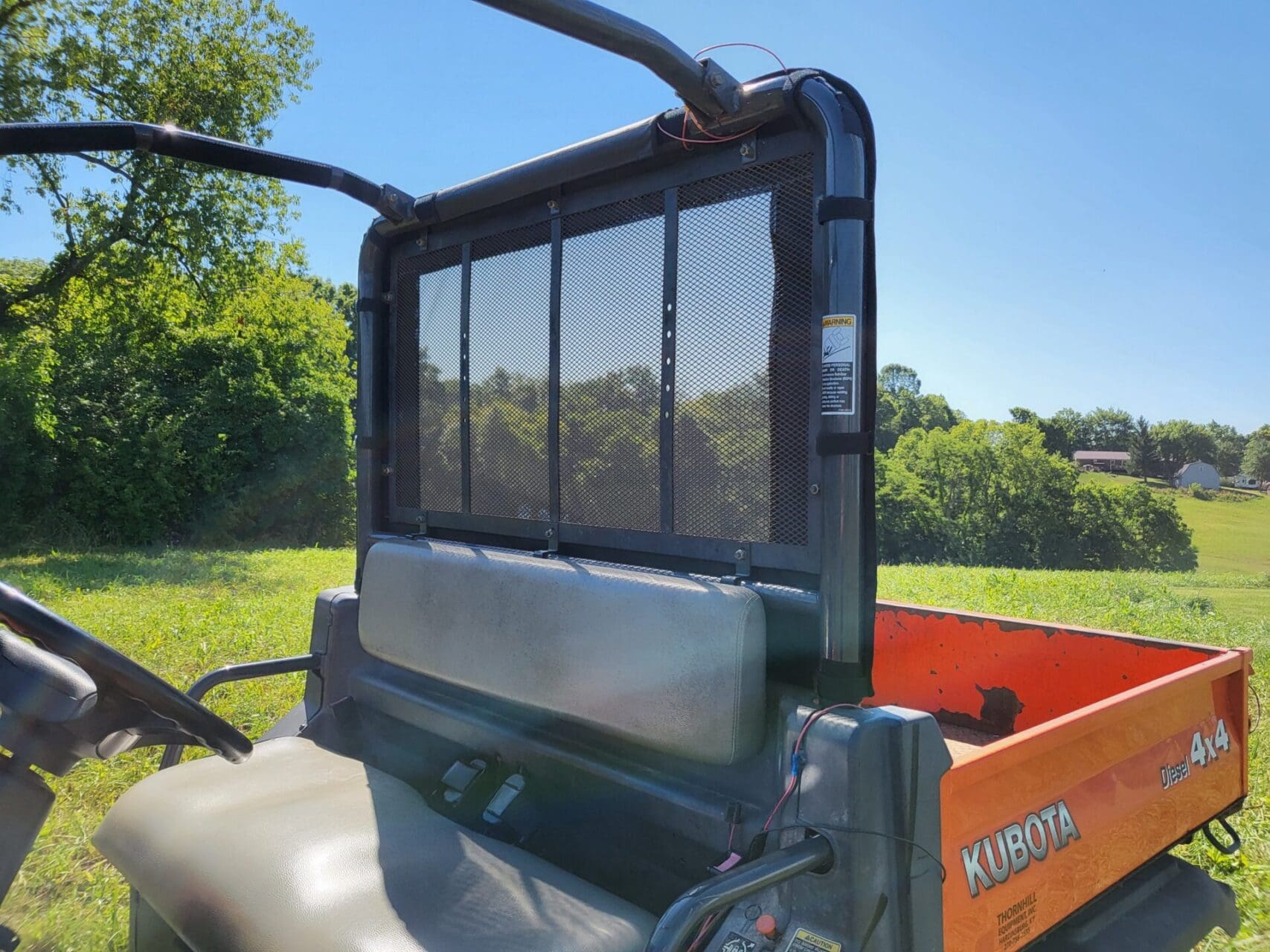 Kubota 4x4 utility vehicle with cargo bed