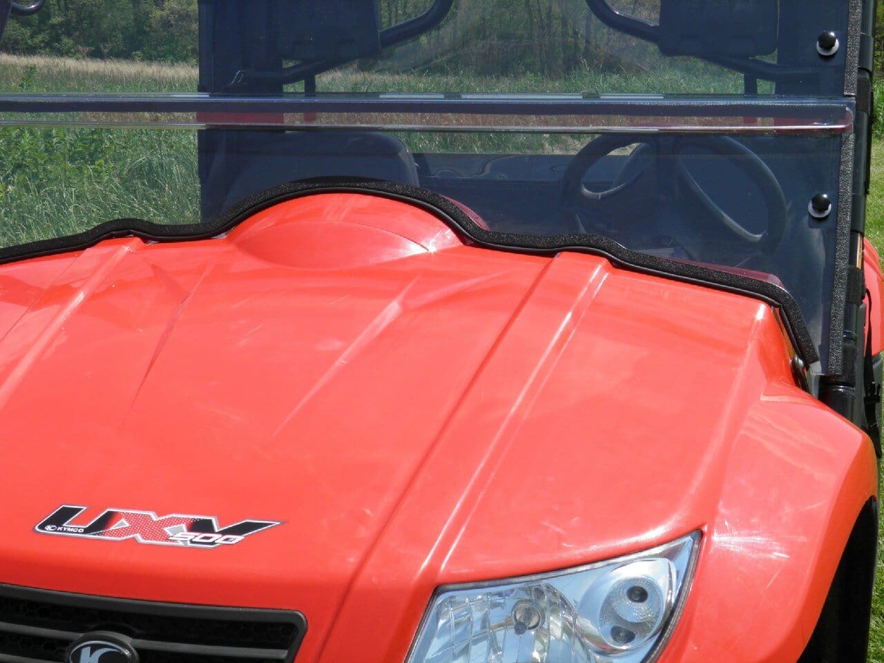 Kymco 500 - 2 Pc Scratch-Resistant Windshield - Image 3