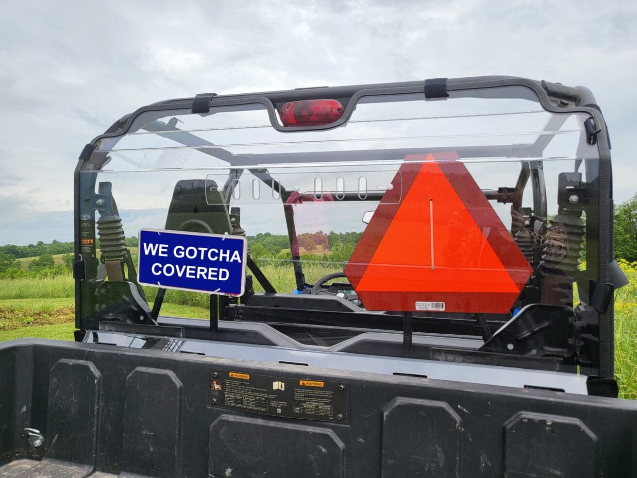 New Holland 850 Crew - Polycarbonate Rear Windshield