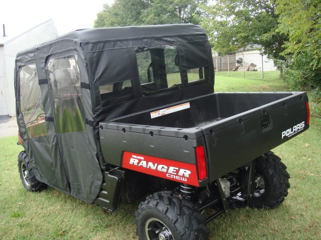 Polaris Ranger Crew UTV with soft enclosure