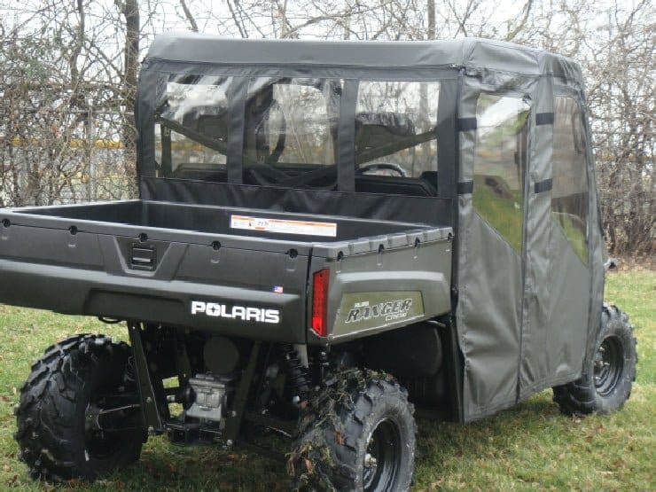 Polaris Ranger UTV with vinyl cab enclosure