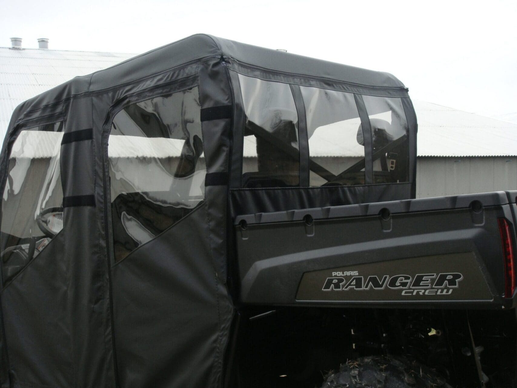 Polaris Ranger Crew with vinyl cab enclosure
