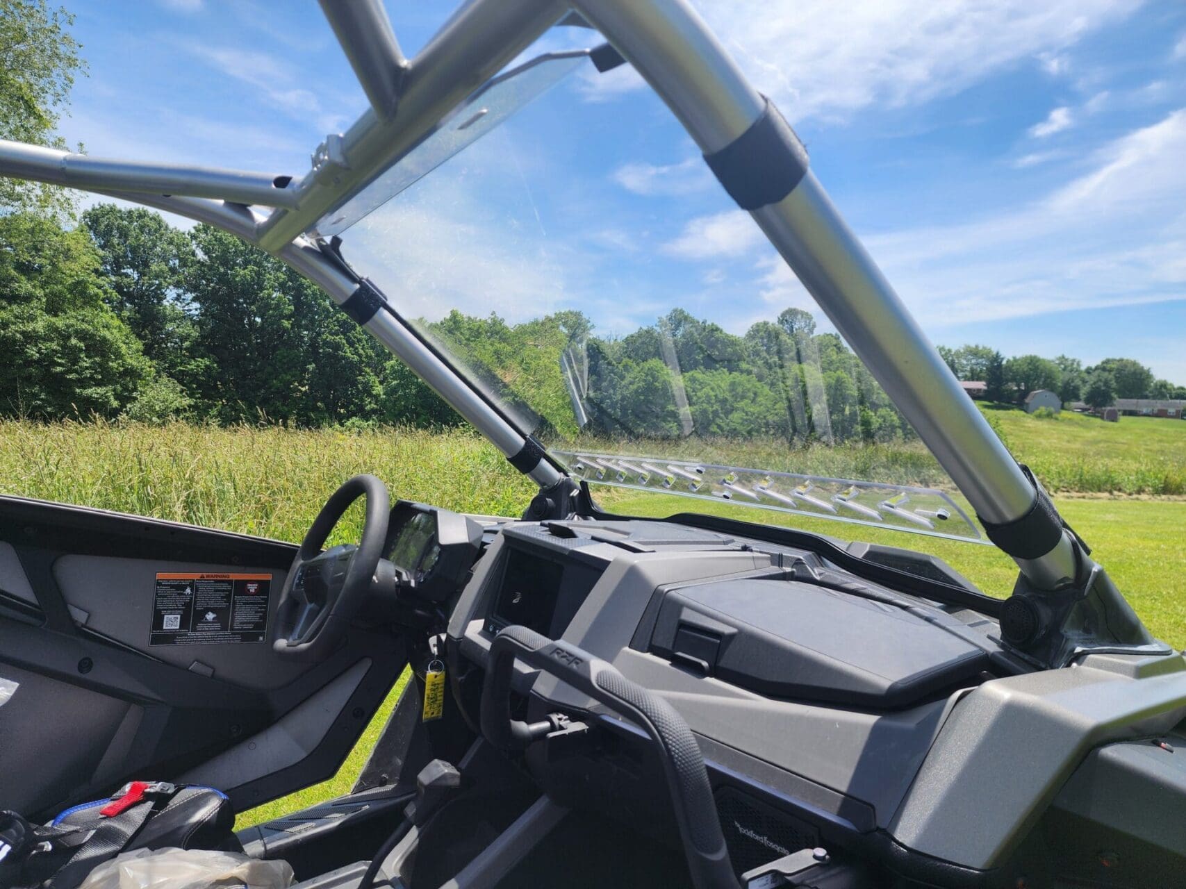 Polaris RZR Pro R - 1-Piece, Front Windshield - Image 5