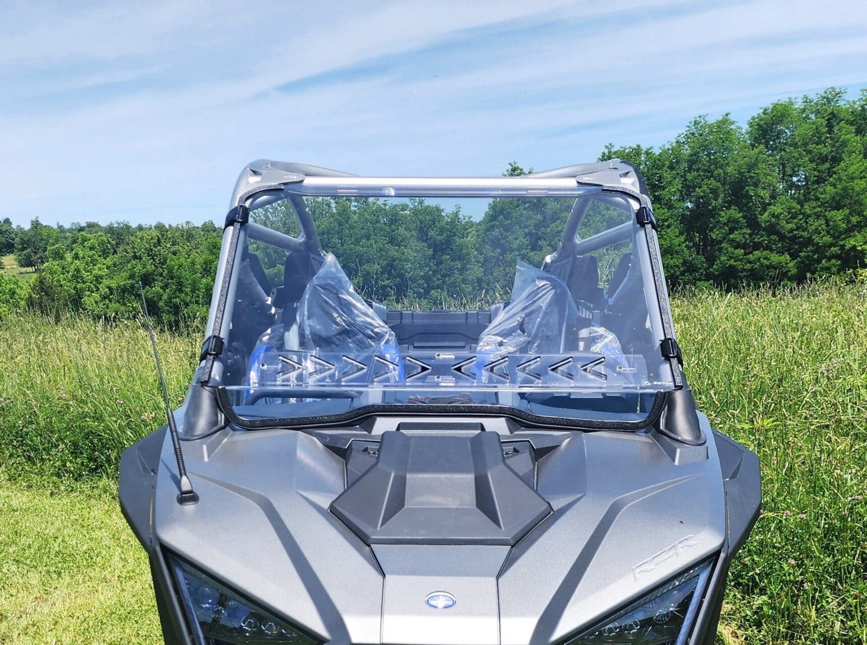 Polaris RZR Pro R - 1-Piece, Front Windshield - Image 4