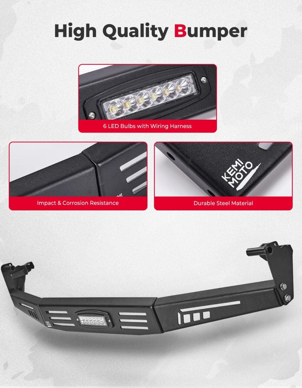 Rear Bumper for Pioneer 1000 1000-6 2016-2025 - Image 3