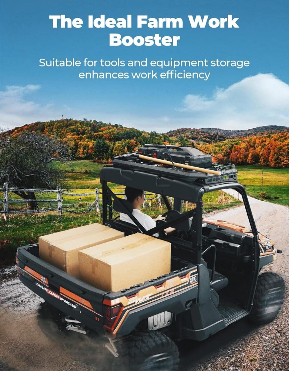 Roof Rack for Polaris Ranger XP 1000/ Ranger 1000 (2-Seat) - Image 3