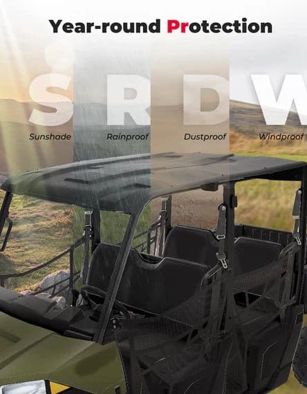 Roof Top Hard for Polaris Ranger XP 1000 CREW 2017-2025 (LIMITED STOCK) - Image 5