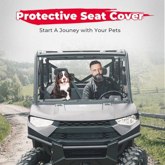 Seat Cover with Headrest Cover for Polaris Ranger Crew 1000/Crew XP 1000 - Image 7