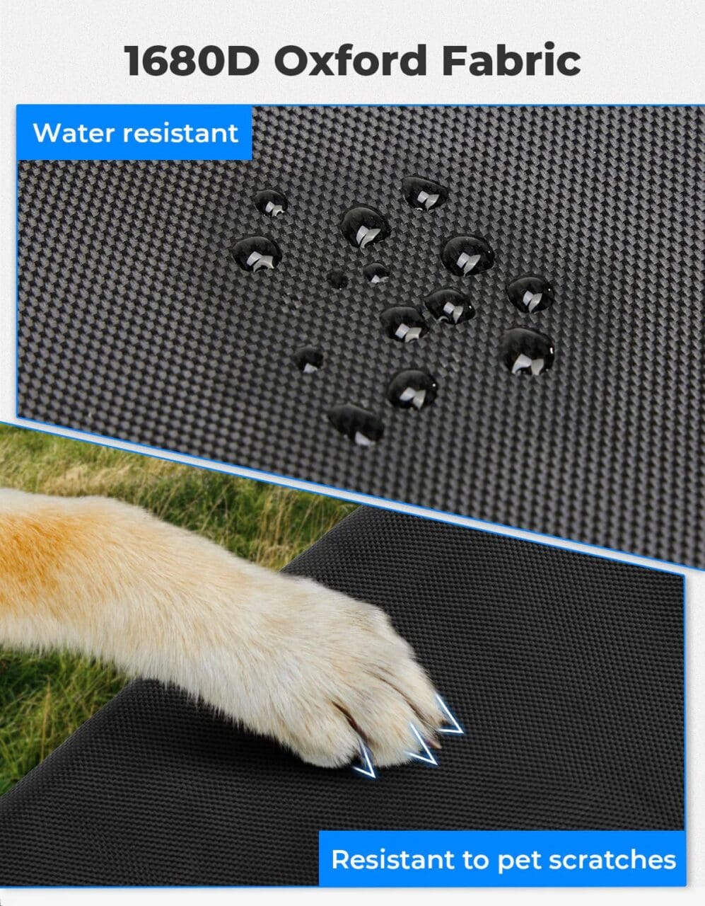 Seat Covers Water-Resistant 1680D for Polaris RZR XP 1000/Turbo 2014-2023 - Image 4