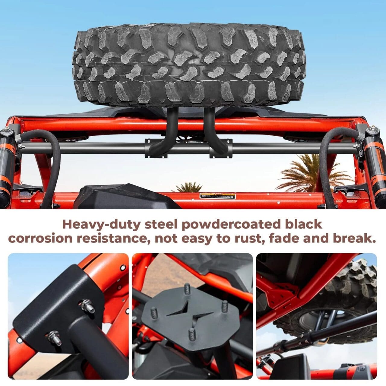 Spare Tire Mount for Can Am Maverick X3 / X3 Max - Image 2