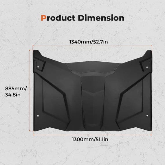 Sport Hard Roof Top for Can-Am Maverick X3 - Image 7