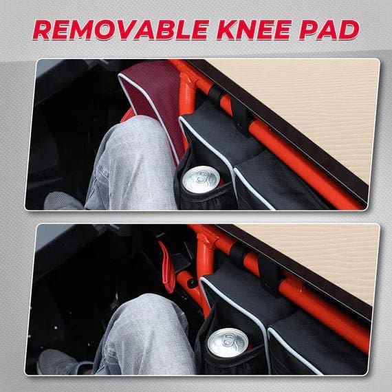 Storage Door Bags with Removable Knee Pad for Can Am Maverick X3 - Image 2