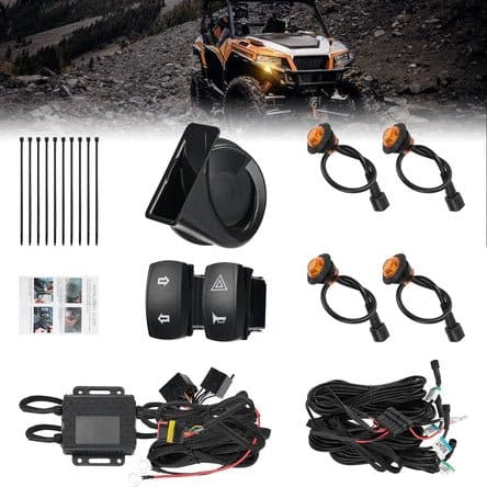 Universal Plug & Play Turn Signal Kit With Rocker Switch & 105D Horn - Image 2