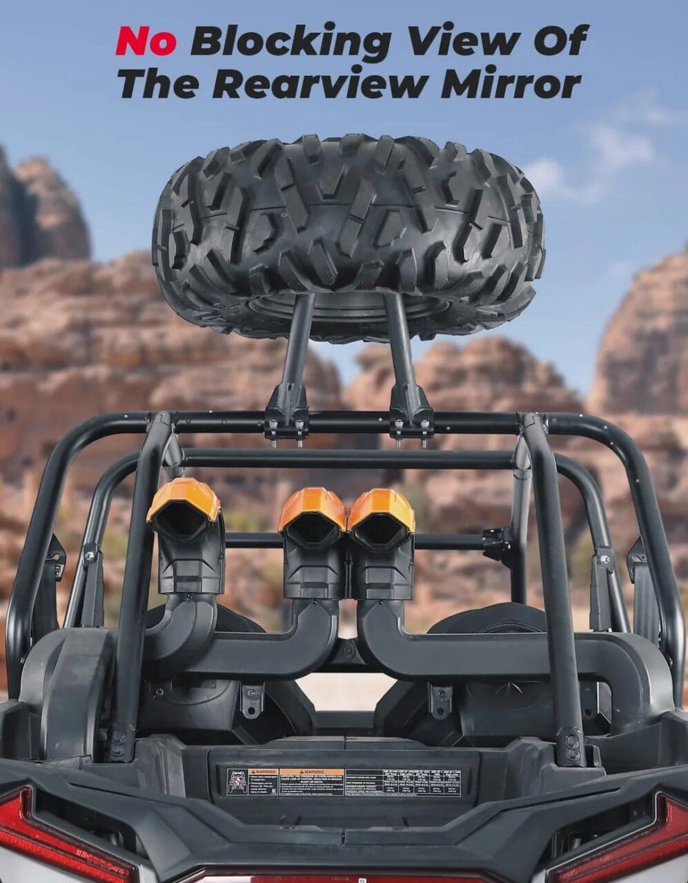 Universal UTV Spare Tire Carrier for 1.5–2 Inch Roll Cages - Image 6