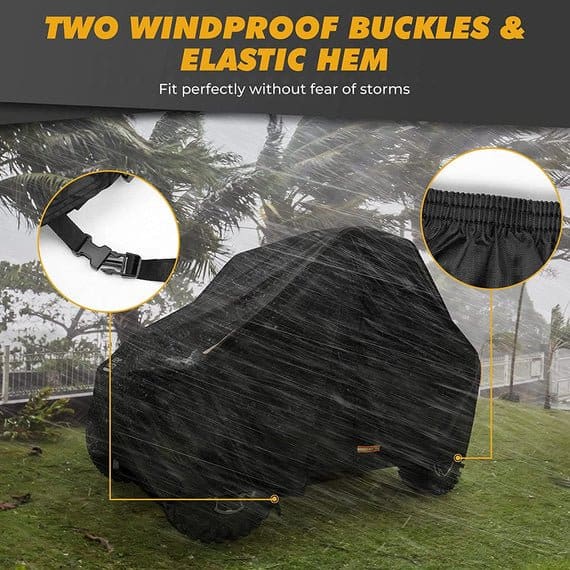 UTV 420D Waterproof Covers 2 Seater for Can-Am, Polaris, Kawasaki - Image 5