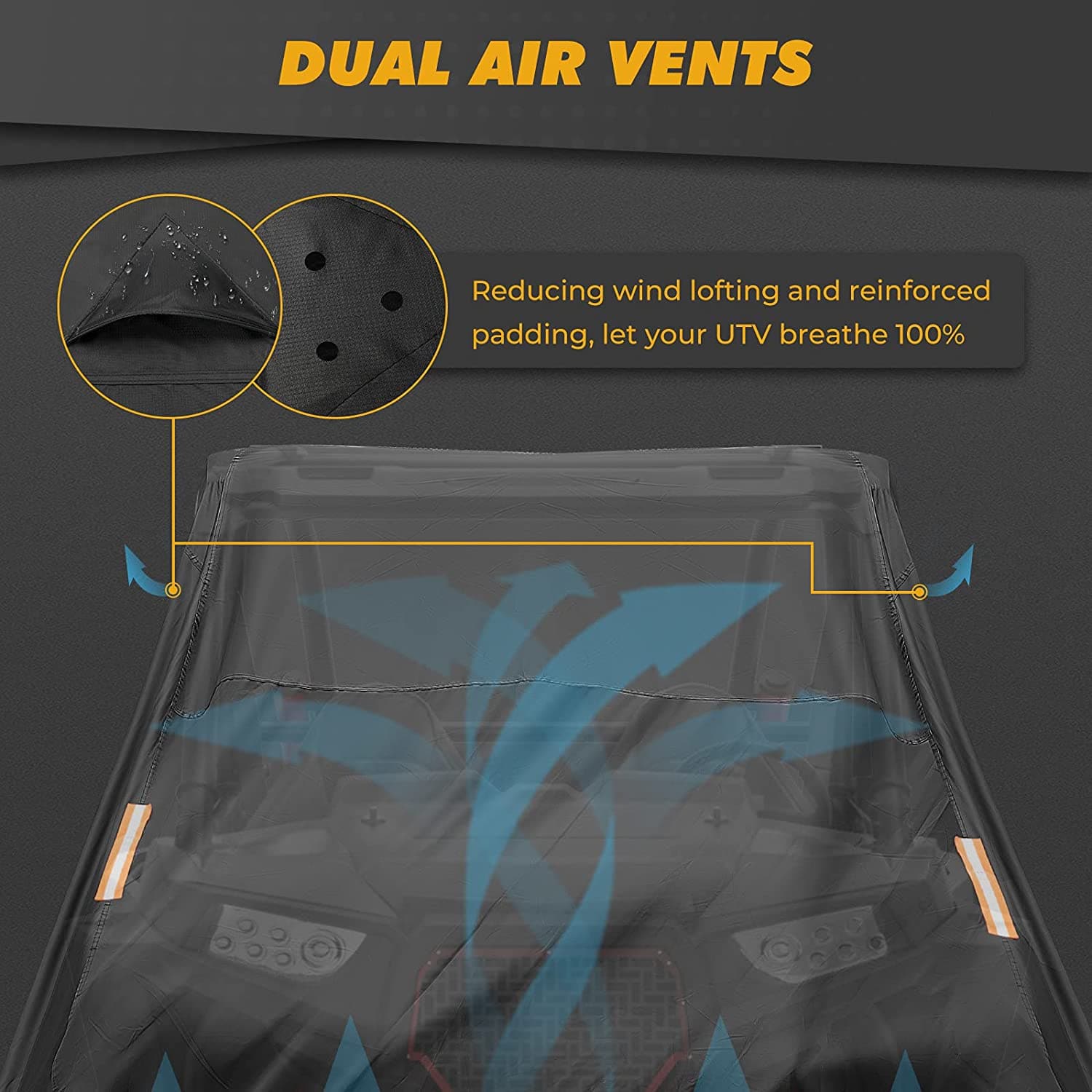 UTV 420D Waterproof Covers 2 Seater for Can-Am, Polaris, Kawasaki - Image 3