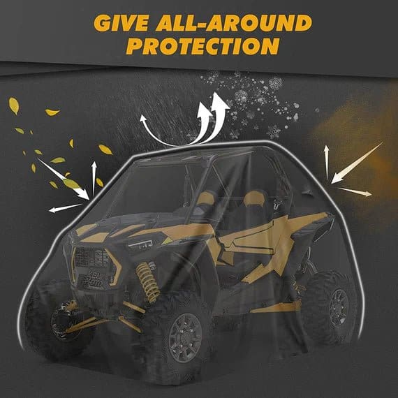 UTV 420D Waterproof Covers 2 Seater for Can-Am, Polaris, Kawasaki - Image 7