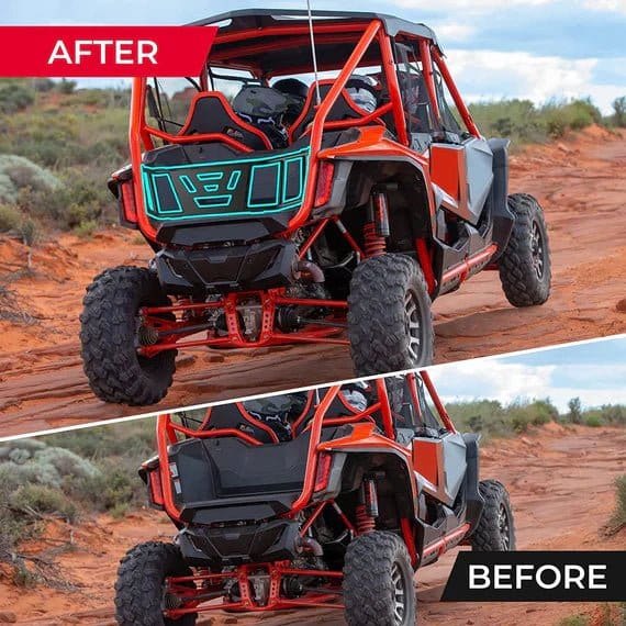 UTV Bed Enclosure Cargo Tailgate Extender for Talon 1000X 1000R 1000X-4 2019-2024 - Image 3