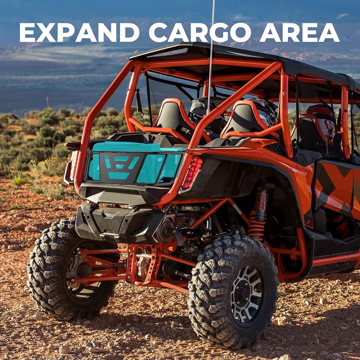 UTV Bed Enclosure Cargo Tailgate Extender for Talon 1000X 1000R 1000X-4 2019-2024 - Image 5