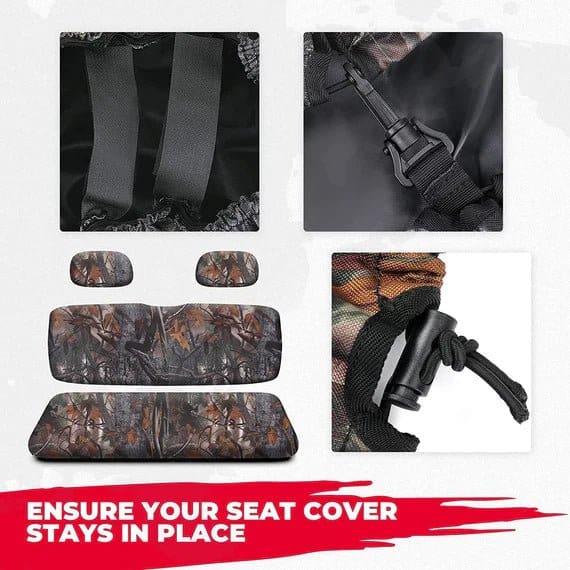 UTV Black Seat Covers for 2002-2008 Polaris Ranger 500 700 800 - Image 7