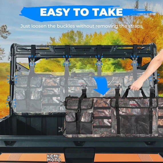 UTV Double Gun Holder Tool Rack for Hunting Gear - Image 4
